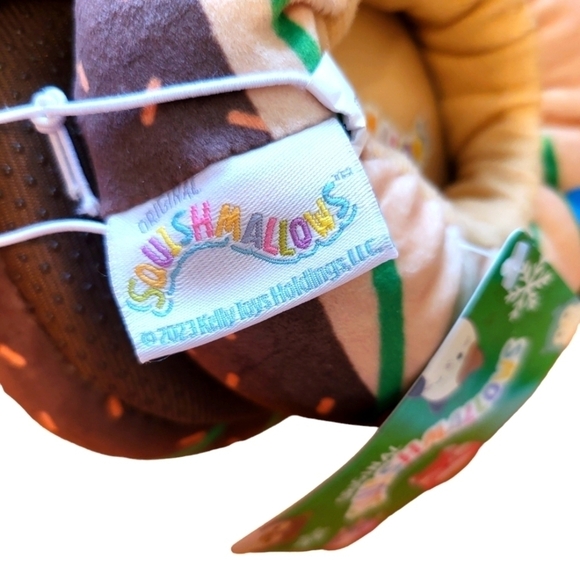 NWT Squishmallows Slippers 11/12 Christmas Hans Hedgehog kids - Picture 7 of 14